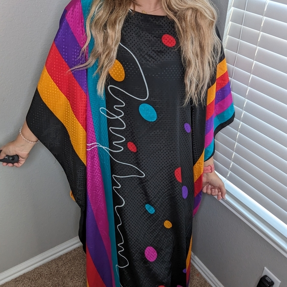 Ruth Norman vintage 70s 80s kaftan one size - Picture 7 of 7